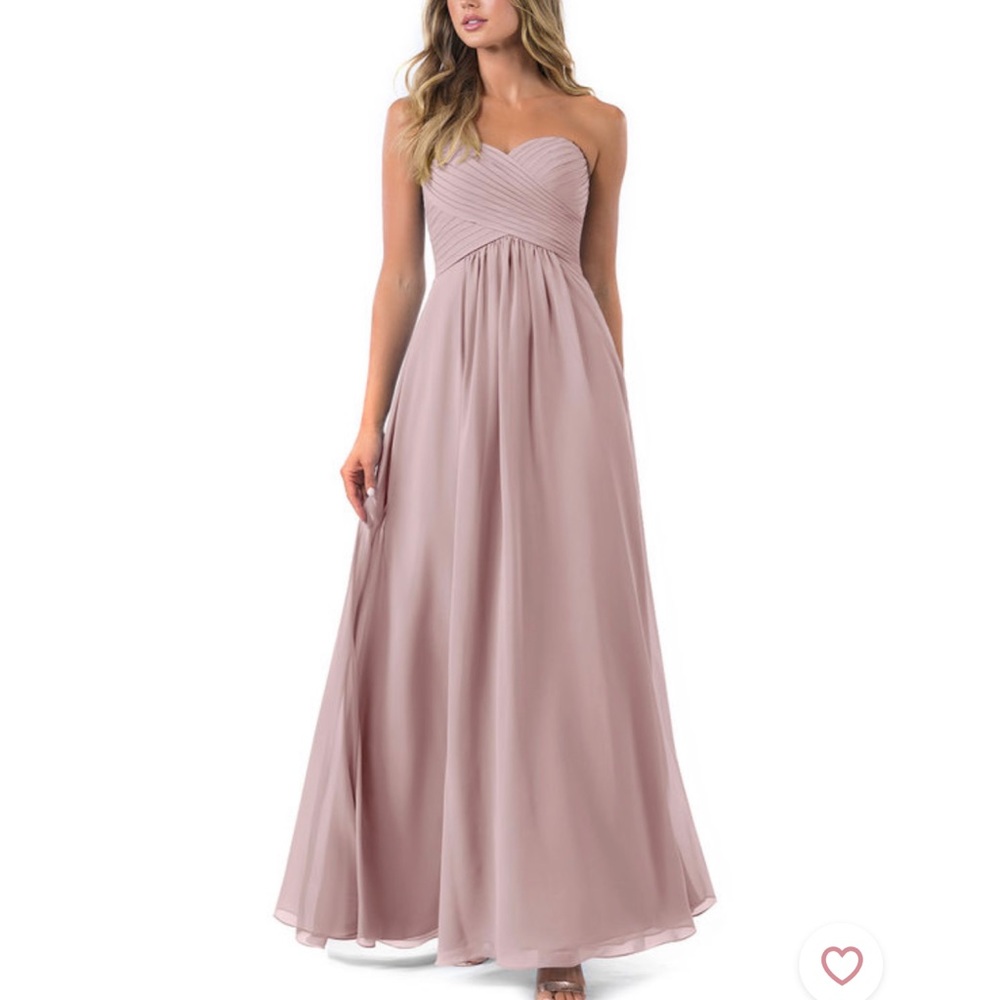 Azazie Yazmin Dress in Vintage Mauve Size 4